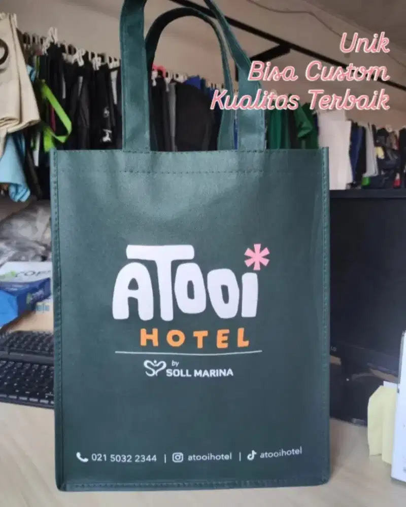 Tas spunbund / tas sponbon, goodie bag, tas seminar, tas hampers
