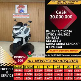 HONDA PCX 160 ABS TH 2023 KREDIT DP 800 / BISA BAYAR VIA CC/PAYLATER