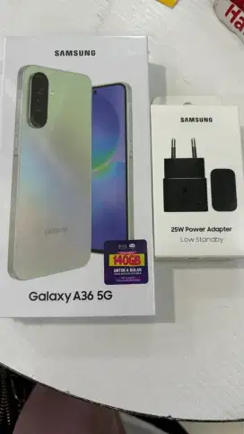 SAMSUNG GALAXY A36 5G RAM 8/256GB free adapter 25W