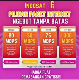 Menerima Pemasangan Wifi Hifi Indosat Sales Resmi