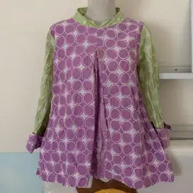 Batik ungu Hijau