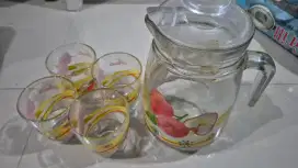 Gelas Cangkir teko set tempat minum take all gratis ceret