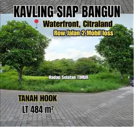 JUAL TANAH KAVLING WATER FRONT CITRALAND SURABAYA