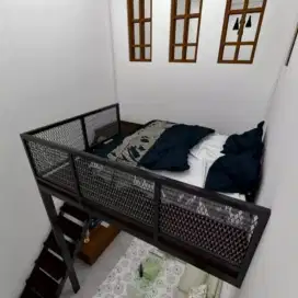 Mezzanine kamar tidur / ruang tamu