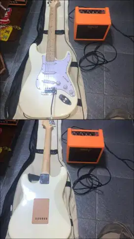 gitar elektrik dan ampli nya