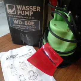 Pompa celup Wasser pump  WD 80 E kondisi hidup tapi ga nyedot air