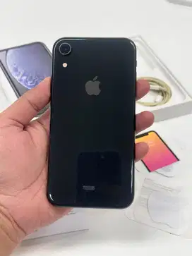 iPhone XR iBox Black Lengkap Fullset 64GB