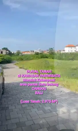 LAND FOR SALE 29,75ARE CANGGU villa area
