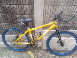 sepeda gunung hybrid cakep banget MTB city bike