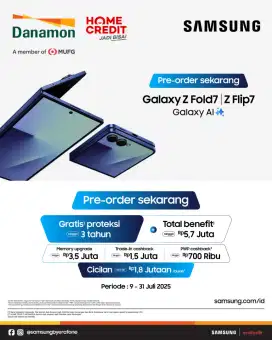 Pree order samsung z series pakai home credit