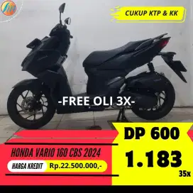 HONDA VARIO 160 CBS 2024 BISA KREDIT DP CUMA 600RIBU ANGSURAN RINGAN