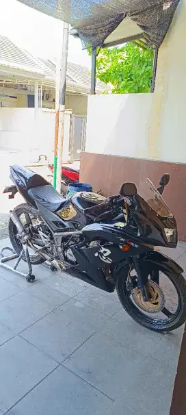 Dijual Ninja RR 2014 new black hitam orian