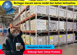 Rak Industri dan Kantor Mezzazine Model Terbaru Harga Promosi