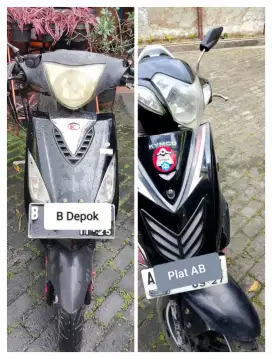 Kymco easy JR 2006 original,normal/Plat B Depok pajak Offlama/MX no AB