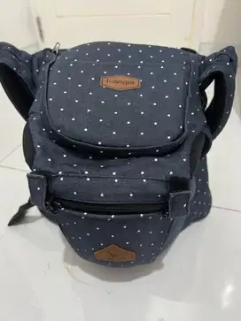 i-angel baby carrier denim starlit hipseat gendongan bayi