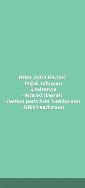 Biro jasa pajak