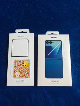 Case dan Tempered Glass Anti Reflect Samsung Galaxy Z Flip 7 Original