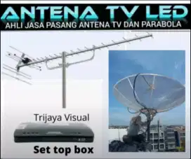 ahli jasa pasang antena TV digital service parabola dan camera CCTV
