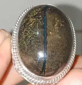 Natural cincin batu bacan banyu mili jumbo