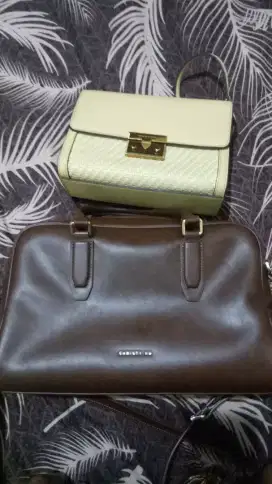 jual tas branded ori bekas merk christy ng dan merk charles & keith