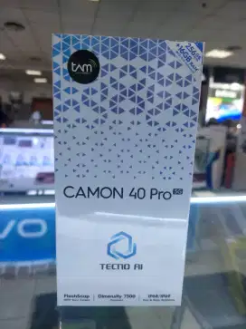 Tecno camon 40 pro 5G 8/256GB Garansi resmi 1Tahun