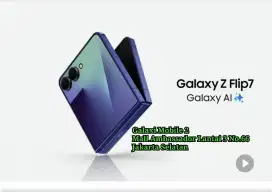 Samsung Galaxy Z Flip 7 12GB 512GB Sein Bisa Cash Kredit Tukar Tambah