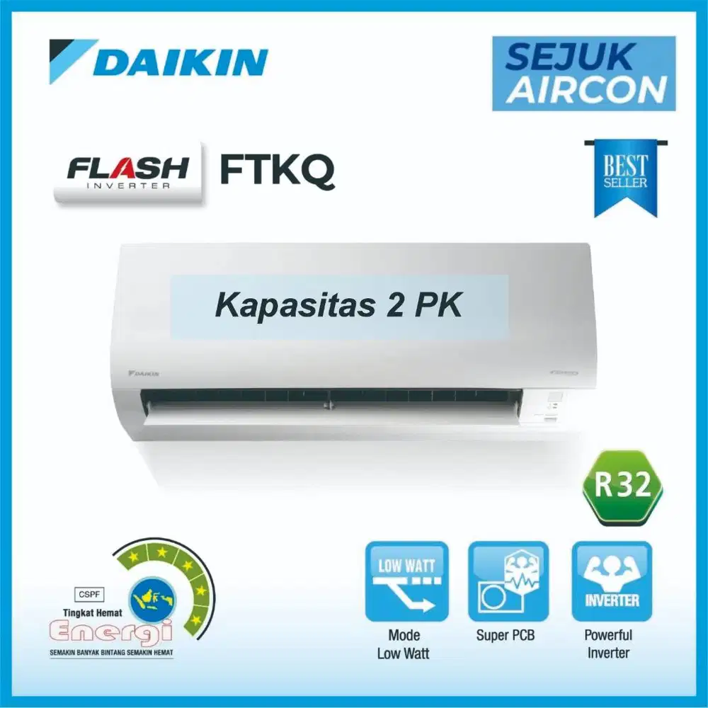 AC DAIKIN 2 PK type FTKQ50UVM INVERTER