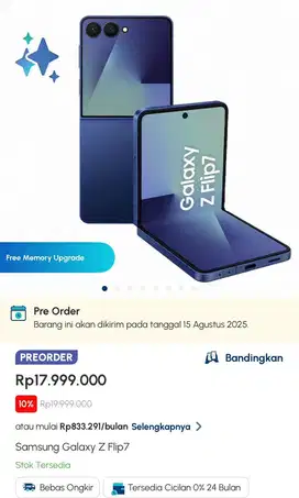 PO Samsung Galaxy Z Flip7