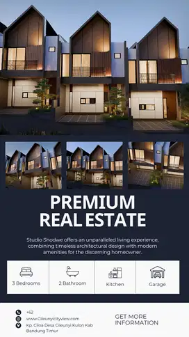 Rumah 2 Lantai dengan View Bandung yang memukau, hunian nyaman untuk k