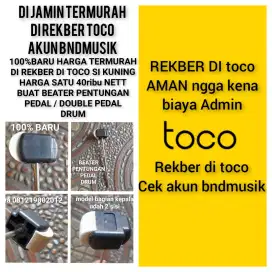 100%br TERMURAH REKBER DI TOCO BEATER PEDAL DRUM