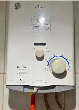 Water Heater Tipe Gas Merk Wasser (Eco Low Pressure) Second Like New