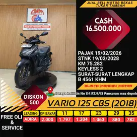 KREDIT TANPA DP VARIO 125 TH 2018 BAYAR VIA CC / PAYLATER