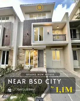 Rumah bagus siap huni dalam cluster serpong dekat BSD city