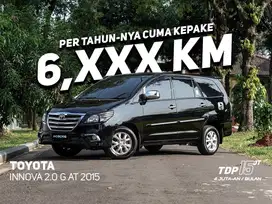 FREE SMART TV TOYOTA INNOVA 2.0 G AT MATIC 2015 HITAM