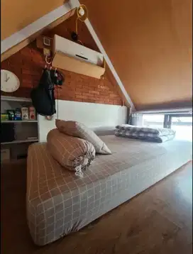 Rumah atick room di Delatinos semi furnish