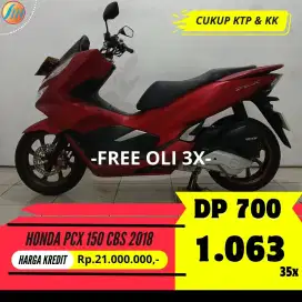 HONDA PCX 150 CBS 2018 KREDIT DP 700RIBU ANGSURAN SANGAT TERJANGKAU