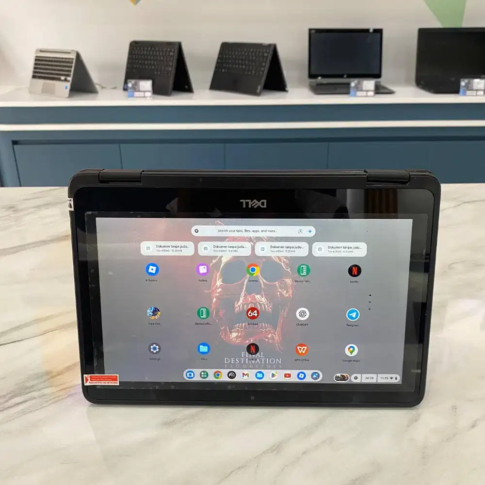 [D25] Laptop 2in 1ready playstore 4gb ssd 12inch