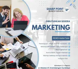 DIBUTUHKAN ADMIN MARKETING