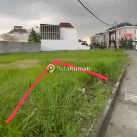 DIJUAL TANAH JALAN KAPTEN SUMARSONO KOMPLEK GRAHA METROPOLITAN - DAERA