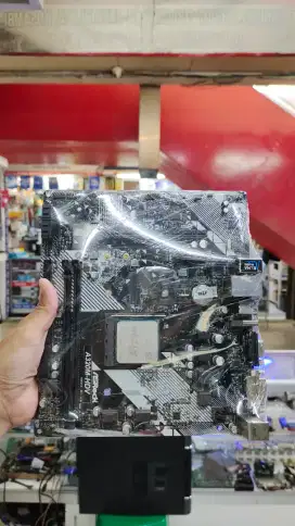 Mobo amd am4 a320 + ryzen 5 2600