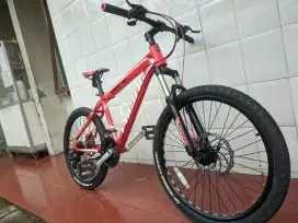 Sepeda pacific invert 100 24inch 7x3 speed bekas