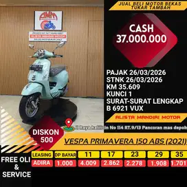 KREDIT TANPA DP VESPA PRIMAVERA  ABS TH 2021 BAYAR PAKAI CC/PAYLATER