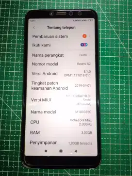Handphone Xiaomi Redmi S2