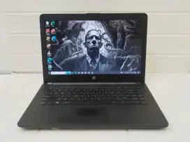 Laptop hp 14-bw0xx prosesor AMD A4-9120/Ram 4GB/SSD 128GB