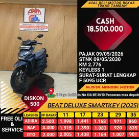 HONDA BEAT DELUXE SMART KEY TH 2025 PALT F BOGOR CASH / KREDIT