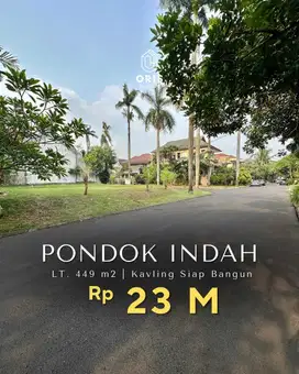 Kavling Siap Bangun Hoek Area Elite di Pondok Indah Jakarta Selatan