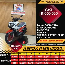 YAMAHA AEROX R 155 TH 2020 PAJAK ON KREDIT DP 600
