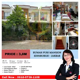 Rumah Bagus di Puri Mansion Edinburgh, Puri Kembangan - Jakarta Barat