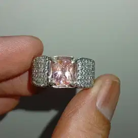 Batu Pink Sapphire Sri Lanka 2.12 ct no heat warna lotus Paparaca
