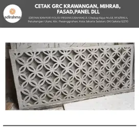 Jual Cepat GRC Krawangan Ornamen Bangunan